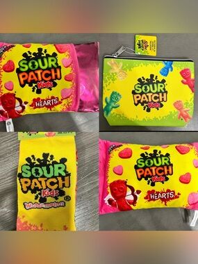 NWT Sour Patch Kids bundle! Pillow, bag and socks
